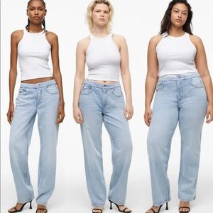 Zara Good American 90’s Relaxed Jeans